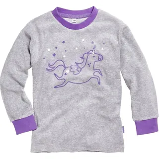 Playshoes Kinder Frottee Schlafanzug Einhorn violett