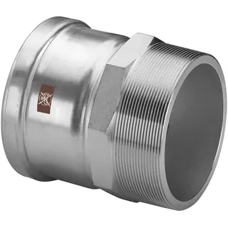 Viega Übergangsstück mit SC Temponox XL 1711XL, in 76,1mmxR21/2Stahl nichtrostend