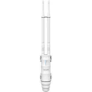 WAVLINK AC1200 Outdoor WLAN Repeater, wetterfester 1200Mbit/s WLAN Access Point/Verstärker unterstützt Passive/Active PoE, AP/Router/Repeater Modi, 100Mbit/s WAN/LAN, WPA2, EU-Netzteil