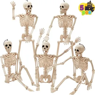 Joyin Hängedekoration 5 Stück Skelett Deko