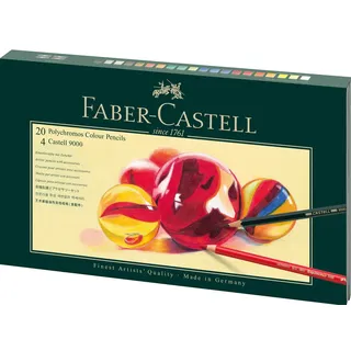 Faber-Castell Polychromos Farbstifte 20 + 4 St. inkl. Zubehör