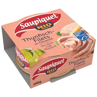 Saupiquet Rio Mare Thunfisch-Filets in Olivenöl, 160 g