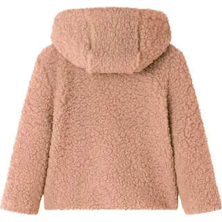 vidaXL Kinder-Kapuzenjacke Teddy-Kunstpelz Heller Cognac 104