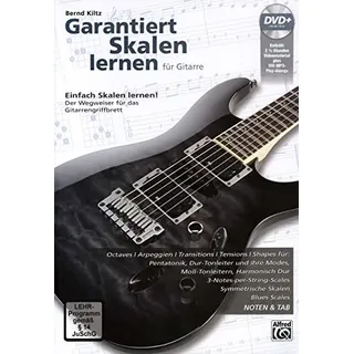 Verlag Alfred Music Publishing GmbH Garantiert Skalen Lernen - arrangiert für Gitarre - mit Tabulator - mit DVD [Noten/Sheetmusic] Komponist: KILTZ Bernd