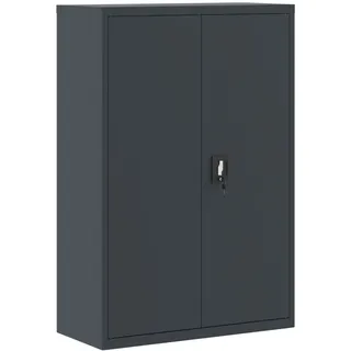 vidaXL Aktenschrank 90 x 40 x 140 cm Anthrazit