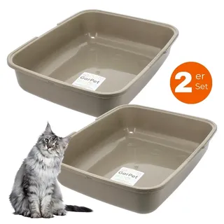 GarPet Katzentoilette XL Beige/Grau