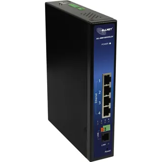 Allnet 172755. Netzwerkbrücke 100 Mbit/s. Schnittstellentyp Ethernet-LAN: Schnelles Ethern, Router, Schwarz