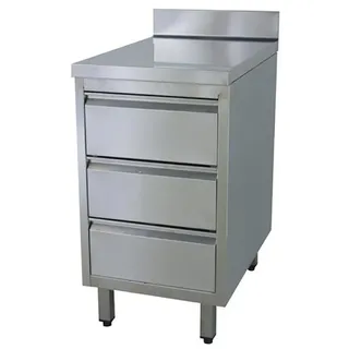 Vaiotec EASYLINE Schubladenschrank mit 3 Schubladen inkl. Aufkantung, 400 x 600 mm