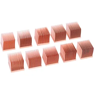 Alphacool 17427 GPU RAM Copper Heatsinks 14x14mm - 10 STK. Luftkühlung Passivkühler