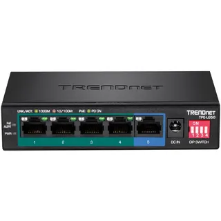 TRENDNET TPE-LG50 5-Port PoE+ Unmanaged Netzwerk-Switch