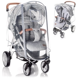 zamboo Universal Regenschutz Buggy mit vollständiger Frontöffnung - Regenverdeck Kinderwagen & Sportwagen