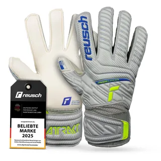 Reusch Torwarthandschuhe Attrakt Grip Finger Junior grau|weiß 5