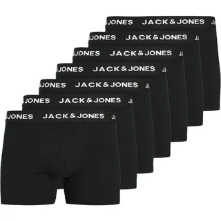 JACK & JONES Huey Boxershorts 7 Einheiten Black / Detail Black / Black S