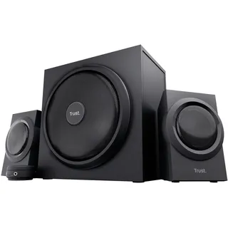 Trust YURI 2.1 Lautsprecher mit Subwoofer, Schwarz