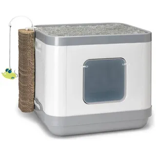 Karlie Katzentoilette Cube II 48x40x43 cm Grau