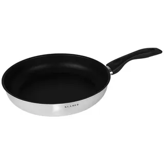 Klamer Profi Edelstahl Bratpfanne 28cm