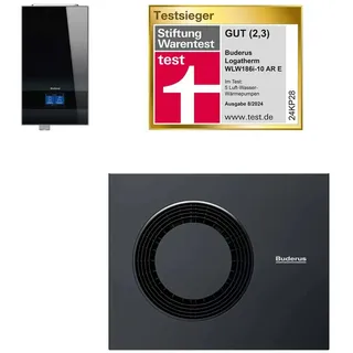 Buderus Logaplus M WLW186i-10 AR E Luft/Wasser-Wärmepumpe 10 kW