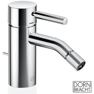 Dornbracht Meta Bidet-Einhandbatterie, mit Ablaufgarnitur, Ausladung 125 mm,