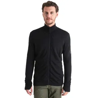 Icebreaker Merino 260 Quantum IV Reißverschlusspullover - Black - S