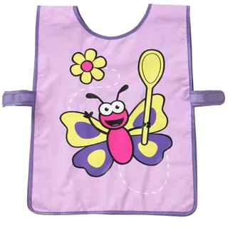 Bugzz Kinderschürze/Reiter für Kunst und Handwerk und Kochen (Schmetterling-Löffel)