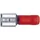 8203b Flachstecker Steckbreite 4 8mm Steckdicke 0 8mm 180 Teilisoliert Rot
