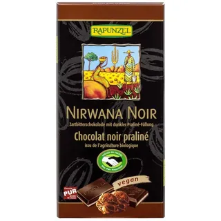 RAPUNZEL Nirwana Noir 55% mit dunkler Praliné-Füllung HIH bio