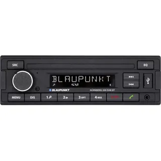 Blaupunkt Nürnberg 200 DAB BT, 1-DIN Autoradio, DAB+, Bluetooth, Freisprecheinrichtung, USB, Aux-Eingang, 4x50Watt, 12V