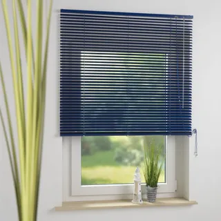 LIEDECO Aluminium-Jalousie 60 x 130 cm Blau