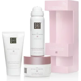 RITUALS The Ritual of Sakura Geschenkset Trial Set Body Scrub 125 g + Body Cream 70 ml + Duschschaum 50 ml