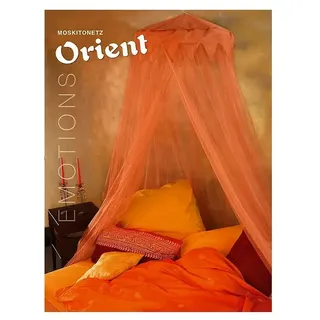 Easy Life Emotions Moskitonetz Orient  (Ø x L: 1.200 x 250 cm, Farbe Netz: Orange)