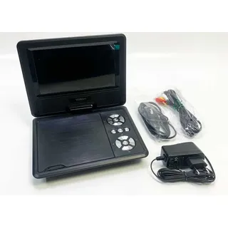 Yoton 9,5" Tragbarer DVD-Player für Kinder im Auto mit 7,5" HD-Schwenkbildschirm, Stereo-Lautsprechern, 6 Stunden Akkulaufzeit, Sync-TV/USB/SD-Karte-Unterstützung [Kein Blu-ray Support]