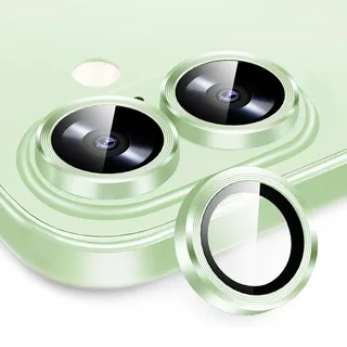 KEKBOXQ für 4 Stück Kameraschutz für iPhone 17/iPhone 16 /iPhone 16 plus,Ultra-Klar 9H Härte Kamera schutz Anti-Kratzer Ringabdeckung aus Metallglas Panzer Schutz Glas für iPhone17,Grün