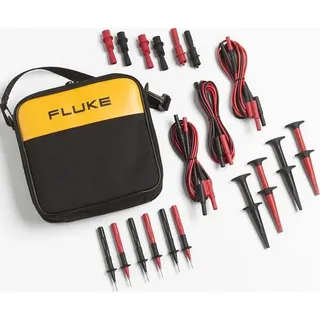 Fluke 700TLK Sicherheits-Messleitungs-Set Lamellenstecker 4 mm, Prüfspitze, Krokoklemmen, Abgreifklemmen Lamellenstecker 4 mm,