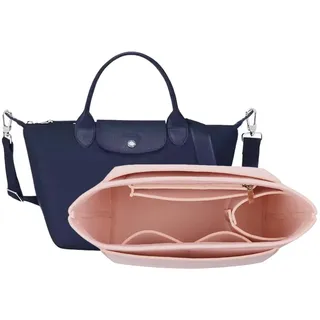 D.DUO Taschen-Organizer, Geldbörsen-Einsatz-Organizer für Longchamp Le Pliage Neo Umhängetasche (Rosa, M,)