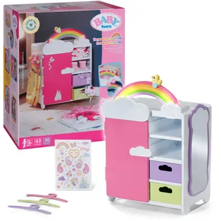 BABY BORN Regenbogen Schrank