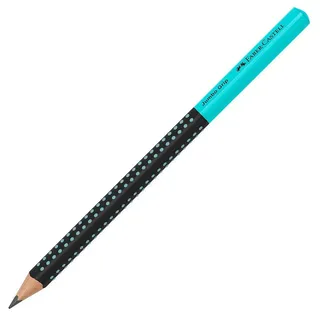 Faber-Castell Bleistift Jumbo Grip 1 St. schwarz/türkis