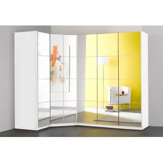 Priess Eckkleiderschrank Malaga 0 x 193 x 0 cm Weiß