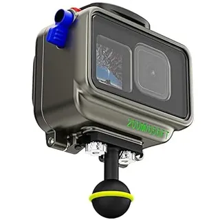 Seafrogs Wasserdichtes Aluminiumgehäuse für GoPro 13/12/11/10/9, 200 m Unterwasser-Fotografie-Kameratasche