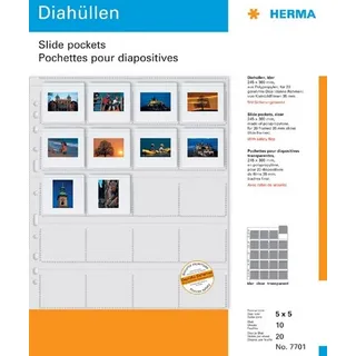 Herma Diahüllen 10 Hüllen für je 20 Dias 10Bl