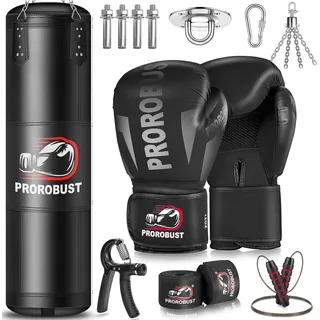prorobust Boxsack, 120cm Heavy Duty Oxford Tuch mit 12oz Handschuhen MMA