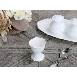 Chic Antique Eierbecher weiß
