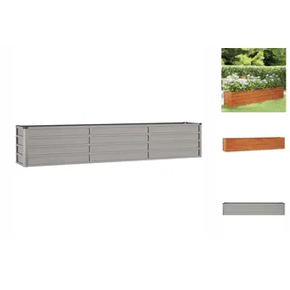 vidaXL Hochbeet Rostig 240 x 40 x 45 cm Cortenstahl
