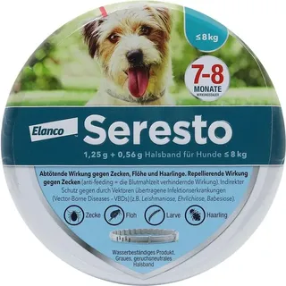 Elanco Seresto Halsband für kleine Hunde bis 8 kg 1 St.