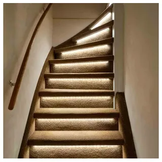 proventa LED-Treppenstufenbeleuchtung 22W warmweiß 15 St.