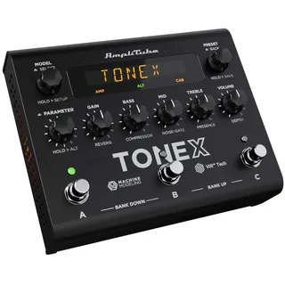 IK Multimedia TONEX Pedal Multi-Effekt-Pedal mit AI Machine Learning Technologie: Nachbildung von jedem Gitarrenverstärker, Gitarrenpedal, Distortion-Pedal, Overdrive-Pedal plus andere Gitarreneffekte