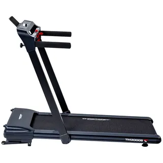 Christopeit TM 3000S Laufband mit Gestensteuerung – Schwingungsgedämpfte Lauffläche 122x45 cm, 16 Trainingsprogramme, Kinomap-kompatibel, 15 St... - Schwarz