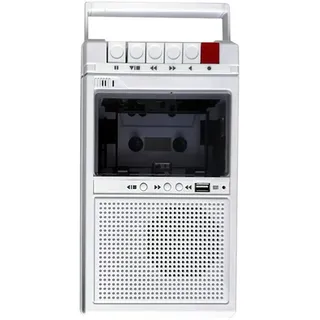 Yokomu Retro-Kassettenrecorder und -Player Unterstützt Interne und Externe Aufnahme und USB-Transkription