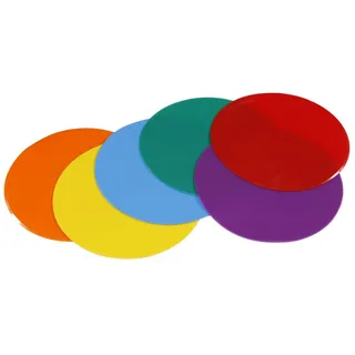tanga sports® Bodenmarkierung Scheiben, 6er-Set - Bunt