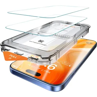 TORRAS für iPhone 17 Pro für Panzerglas [TOP Bruchsicherheit] Schutzfolie für iPhone 17 Pro Folie 9H Tempered Glas [Einfache Installation] Anti-Fingerabdruck,Kompatibel mit Hülle,2 Stück