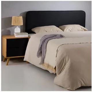 Idimex Kopfteil Naofe 120 x 6 x 68 cm Schwarz